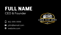 High End Premium Auto Detailing Business Card