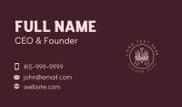 Luxury Chandelier Lighting Business Card Design