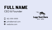 Fast Skateboard Sneakers Business Card Design