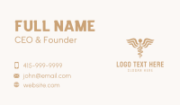 Medical Caduceus Pharmacy Business Card