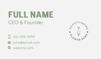 Business Ventures Business Card example 3