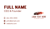 Sports Car Vehicle Business Card Design