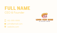 Croissant Bread Boy Business Card