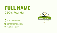 Lawn Mower Garden Maintenance Business Card Image Preview