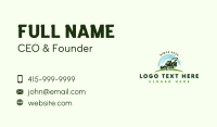 Lawn Mower Garden Maintenance Business Card