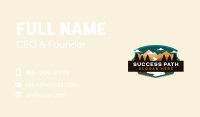 Mountain Path Travel Business Card Image Preview