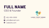 Happy Hug Heart Business Card