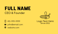 Minimalist Bee Insect  Business Card