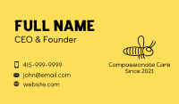 Minimalist Bee Insect  Business Card Design