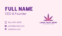 Natural Herbal Leaf Business Card