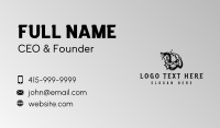 Snake Skull Vine Business Card