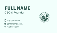 Backyard Field Gardening Business Card Design