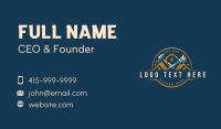 Paintbrush Hammer Renovation Business Card