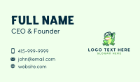 Frog Disk Jockey  Business Card