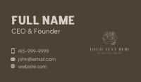 Flower Hand Salon Business Card