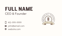 Classic Banner Letter Business Card