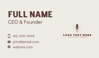 Leather Formal Shoes Business Card Design
