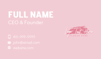 Beauty Makeup Artist Wordmark Business Card Image Preview