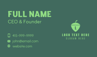 Nut Shield Lettermark Business Card