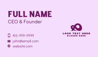 Purple Infinity Company  Business Card