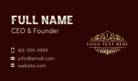 Luxury Ornament Shield Business Card