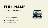 Pickup Truck Automotive Business Card Design