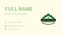 Forest Roof House Business Card