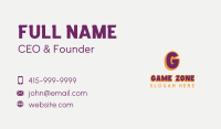 Playful Thick Wordmark Business Card