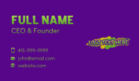 Graffiti Mural Wordmark Business Card