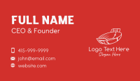 Chinese Wok Pan Business Card Design