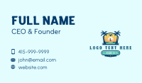 Tropical Beach Vacation Business Card