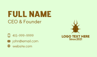 Beetle Insect Origami Business Card Design