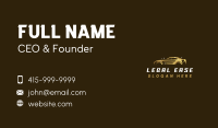 Premium Detailing Vehicle Business Card