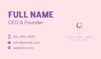 Palm Reading Business Card example 3