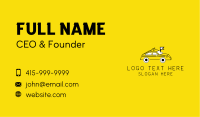 Taxi Service Locator Business Card