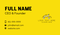 Taxi Service Locator Business Card Design