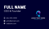 Mental Health Brain Business Card