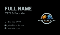 Cooling Flame Refrigeration Business Card Design