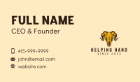 Ram Head Business Card example 2