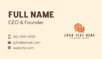 Red Squirrel Mascot Business Card