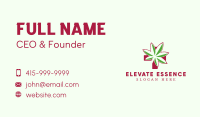 Marijuana Medicine Cross Business Card
