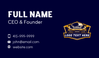 Car Wash Garage Detailing Business Card