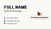 Acrylic Paintbrush Renovation Business Card