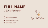 Luxe Female Jewelry  Business Card