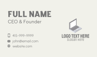 Laptop Repair Business Card example 4