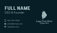 Gray Dog Pet Business Card