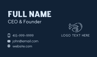 Monoline Fish Seafood Business Card