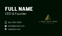 Egypt Triangle Pyramid Business Card