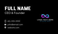 Infinity Arrow Loop Business Card