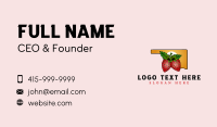 Oklahoma Fresh Strawberries Business Card